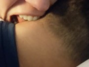 Mouth, Breath, Teeth, Spit, and Biting Fetish Video 14/16