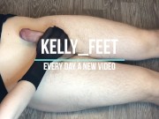 teen girl handjob in black nylon socks cum inside nylon socks nylon fetish 1/16