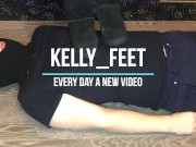 teen girl trampling boy in uggs and gray socks domination & femdom fetish 1/16
