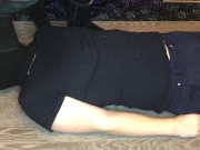 teen girl trampling boy in uggs and gray socks domination & femdom fetish 4/16