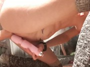 Fucking my new 10 inch Pipedream King Cock dildo 4/16