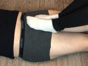 teen white socks socksjob underpants, socks footjob foot fetish feet 5/16