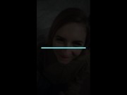 Fast blowjob on storage Cum on dirty mirror and she's lick it off 16/16