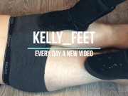 teen shoejob with uggs and stinky white socks footjob mistress underpants 1/16