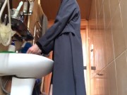 my school teacher made me squirt in a school toilet: real foamy orgasm-Lanreta 1/16