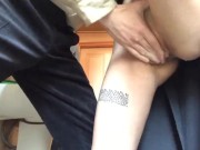 my school teacher made me squirt in a school toilet: real foamy orgasm-Lanreta 16/16