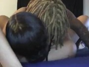 Stud girlfriend fucks me hard