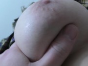 POV Tits and nipples play above my face and bouncing 10/16