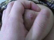 POV Tits and nipples play above my face and bouncing 14/16