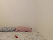 Horny slut playing with her dildo 2/16