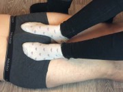 kelly_feet sweaty white socks compilation teen sockjob socks mistress 10/16