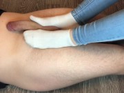 kelly_feet sweaty white socks compilation teen sockjob socks mistress 2/16