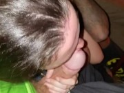 My slutty wife sucking my dick while our friend eats her pussy to orgasms 4/16