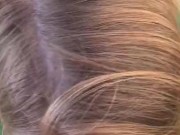 College girl gives a spontaneous public blowjob and almost gets caught 9/16