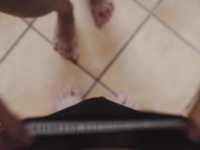 hot babe run out of milk for her espresso | NAUGHTY CORNER 1/16