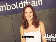 What a HORNY TEEN! Alessandra Amore rides my dick in public! Berlin Banger 3/16