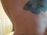 Pawg squirting hard while riding dick 7/16