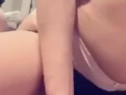 Lesbian threesome strapon deepthroat bondage PART 2 15/16