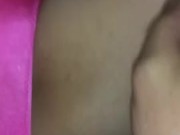 Lady RhaRha's pink bikini bottom 3 clit flash 13/16