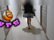 asian couple public sex on staircase - part 1 1/16