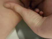 Goddess smoking, pisses all over then finger fucks herself 2 taste her cum 12/16