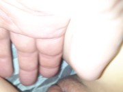 Baby sitter gets her nice pussy fingered  1/16