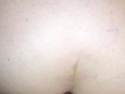 Mature loves hot cum pumped into her butthole  5/16