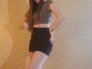 Dance and strip to bra & panties. (Everybody Party Tonight by Cobra Man) 4/16