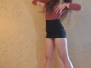 Dance and strip to nude.  Skirt & bodysuit(Pillowtalk by Zayn) 7/16