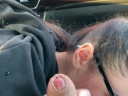 Passionate blowjob in the car - MaryVincXXX 12/16