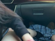 Passionate blowjob in the car - MaryVincXXX 15/16