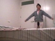 Japanese Radio Calisthenics - a Training for Blowjob - AsianCaucasianDuo 1/16