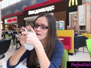 Hot Girl Public Blowjob Dick Stranger and Cum Swallow at the Resort 2/16