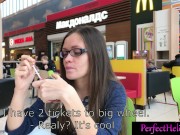 Hot Girl Public Blowjob Dick Stranger and Cum Swallow at the Resort 4/16