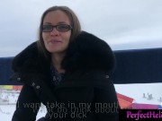 Hot Girl Public Blowjob Dick Stranger and Cum Swallow at the Resort 8/16