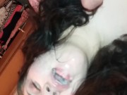 Sexy BBW Deepthroats BBC Until It Bust Pt.2 16/16