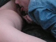 Quietly fucking my stepsister as family is in the living room 7/16