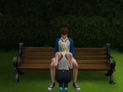 DDSims - Girlfriend shared at park with stranger - Sims 4 4/16