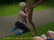 DDSims - Girlfriend shared at park with stranger - Sims 4 7/16