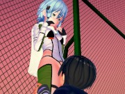 Sword Art Online Kirito x Sinon Hentai 3/16