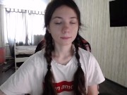 lovely girl have pink cute pussy (chaturbate：Sexy_b0rsch's ) 15/16