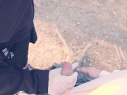 - 4K -FUCK CORONAVIRUS ! -PART 2- RISKY OUTDOOR HANDJOB, CUMSHOT ADELLA JAY 7/16