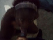 Hood Hoe Choked on the Dick and Got Mad but kept Deepthroating that Cock 15/16