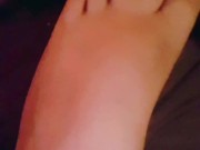 Foot Worship *Suck My Purple Painted Toes* 15/16