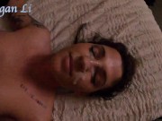 Morgan Li - SLOW MOTION CLIP OF CUM FACIAL ON SLUT WIFE'S FACE