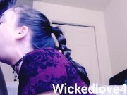 Mrs.wicked gets her pretty face smashed BALLS DEEP messy THROAT PIE 1/16