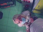 - 4K -FUCK CORONAVIRUS ! -PART 3- RISKY HOSPITAL JERK OFF, ADELLA JAY 14/16