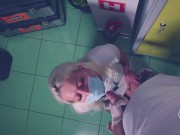 - 4K -FUCK CORONAVIRUS ! -PART 3- RISKY HOSPITAL JERK OFF, ADELLA JAY 15/16