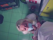 - 4K -FUCK CORONAVIRUS ! -PART 3- RISKY HOSPITAL JERK OFF, ADELLA JAY 16/16