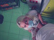 - 4K -FUCK CORONAVIRUS ! -PART 3- RISKY HOSPITAL JERK OFF, ADELLA JAY 9/16